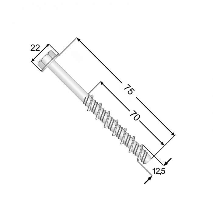 copy of Betonschrauben - 4 Stück/Packung - PBW DMX - 4