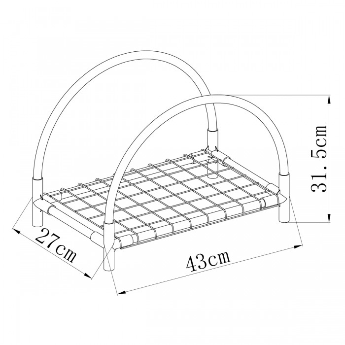 Lotus I Miniszklarnia 43x27x31 - Przezroczysta Grindi - 8