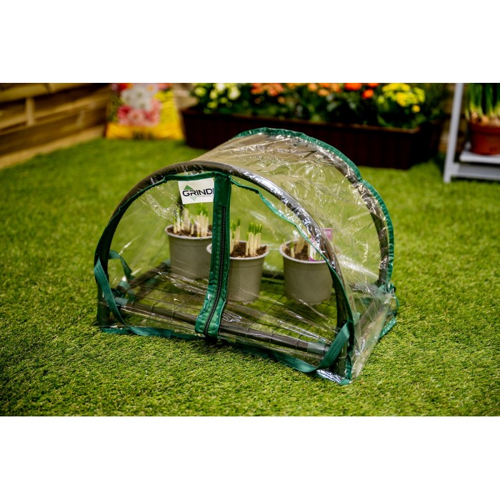 Lotus I Miniszklarnia 43x27x31 - Przezroczysta Grindi - 2