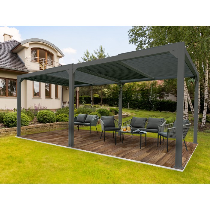 copy of Pergola tarasowa aluminiowa 4x3m Grindi - 3