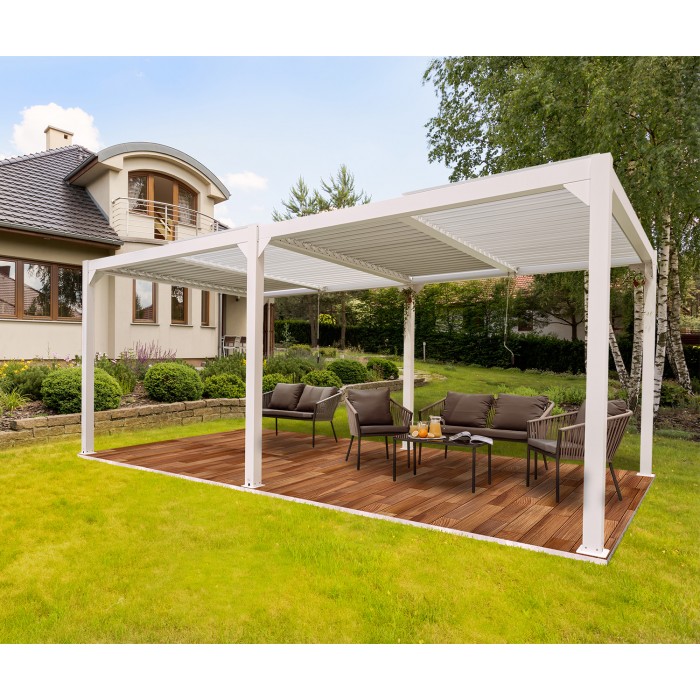 copy of Pergola tarasowa aluminiowa 4x3m Grindi - 3
