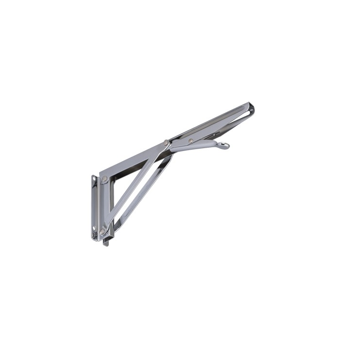2x Klappkonsole, Regalhalter, Regalkonsole, Wandkonsole - WSA CHROM Velano - 1