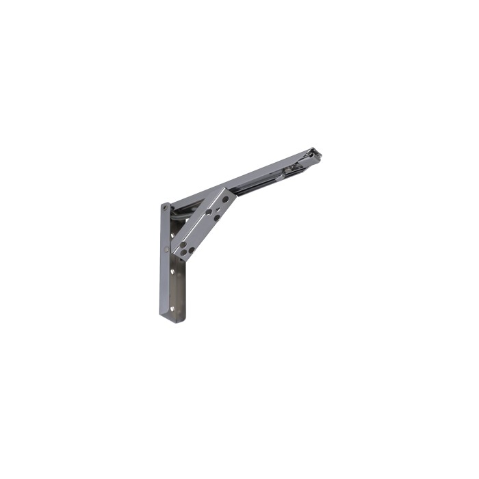 2x Klappkonsole, Regalhalter, Regalkonsole, Wandkonsole - WSC CHROM Velano - 1