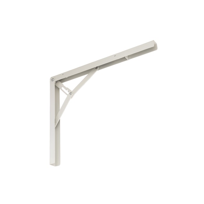 2x Klappkonsole, Regalhalter, Regalkonsole, Regalsystem - WSZ WEISS Velano - 4