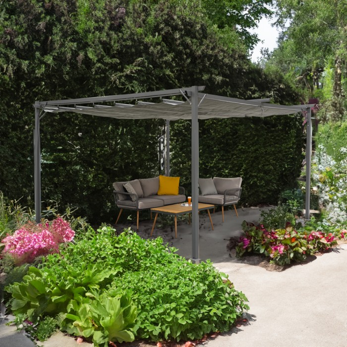 copy of Pergola tarasowa aluminiowa 4x3m Grindi - 3