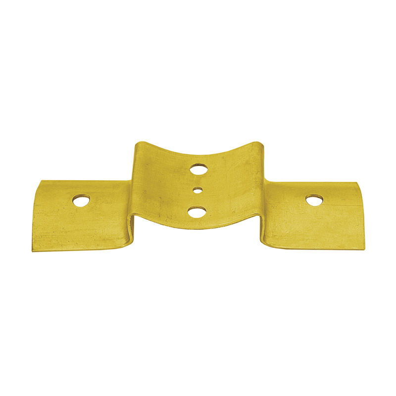 Zaun-Riegelbeschlag zum Rundhölzern - Blech Z275 verzinkt ZN 203x68 DMX - 1