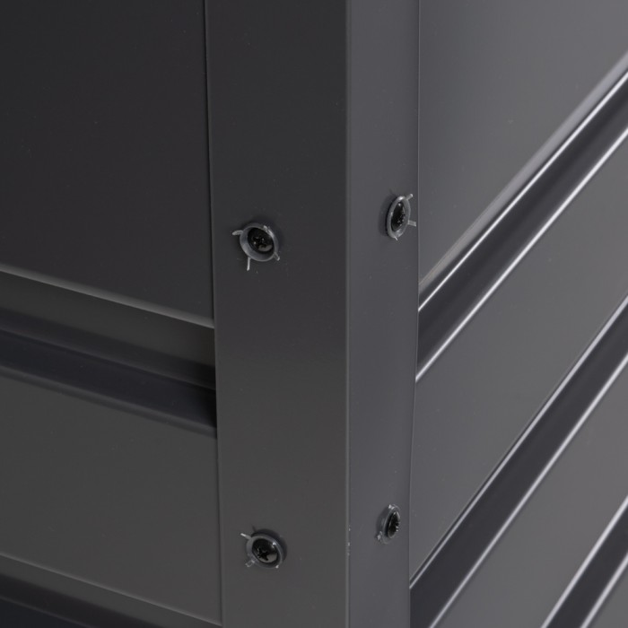 copy of Skrzynia ogrodowa metalowa 400l - 130x61x62 - Orto Grindi - 10