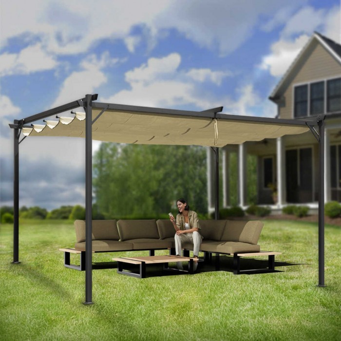 copy of Pergola tarasowa aluminiowa 4x3m GRINDI IN THE GARDEN - 6