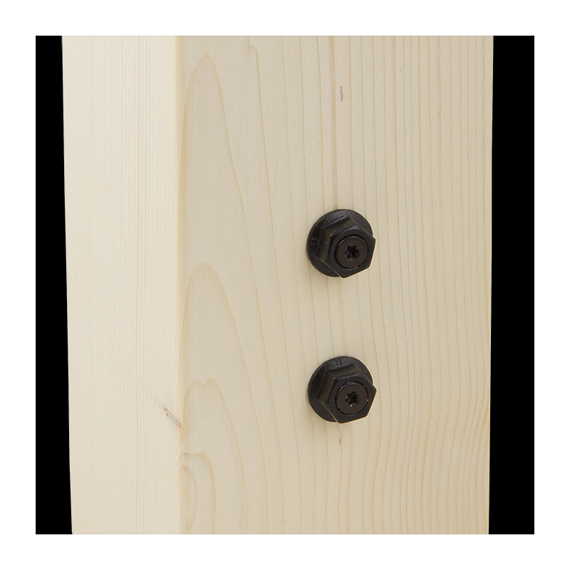 Dekorativ Schraube Holzverbinder Lochwinkel Winkel mit CE - SDCS DMX - 3