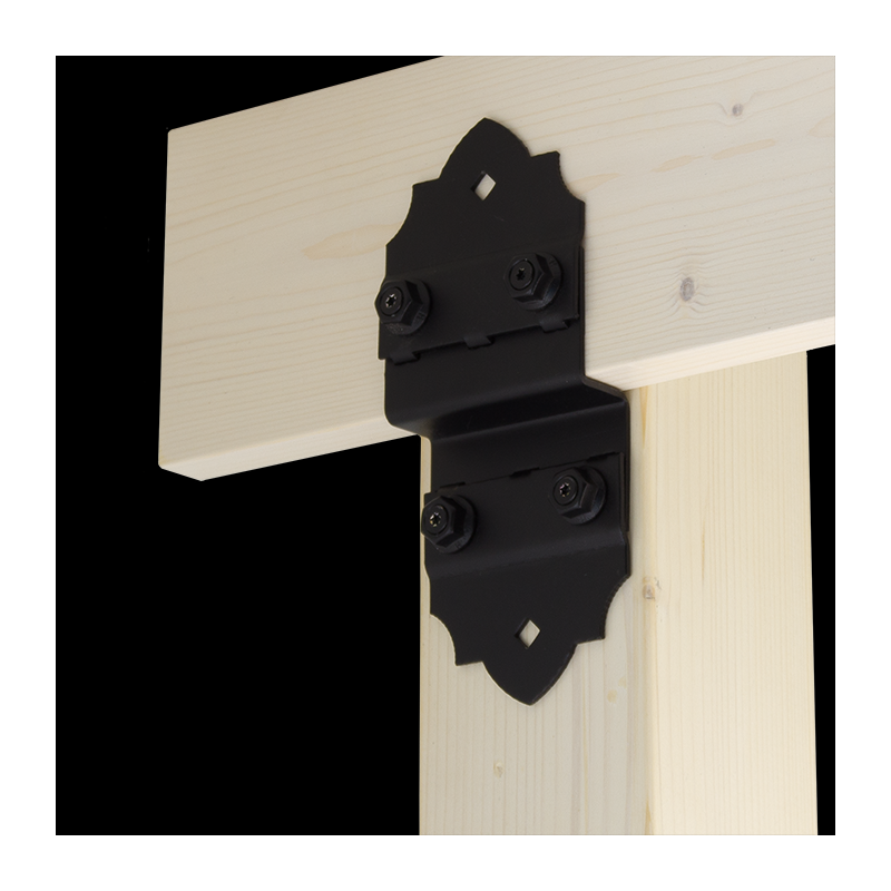 Dekorativ Verbinder Holzverbinder Lochwinkel Winkel mit CE - Z-Typ - SDLZ DMX - 4
