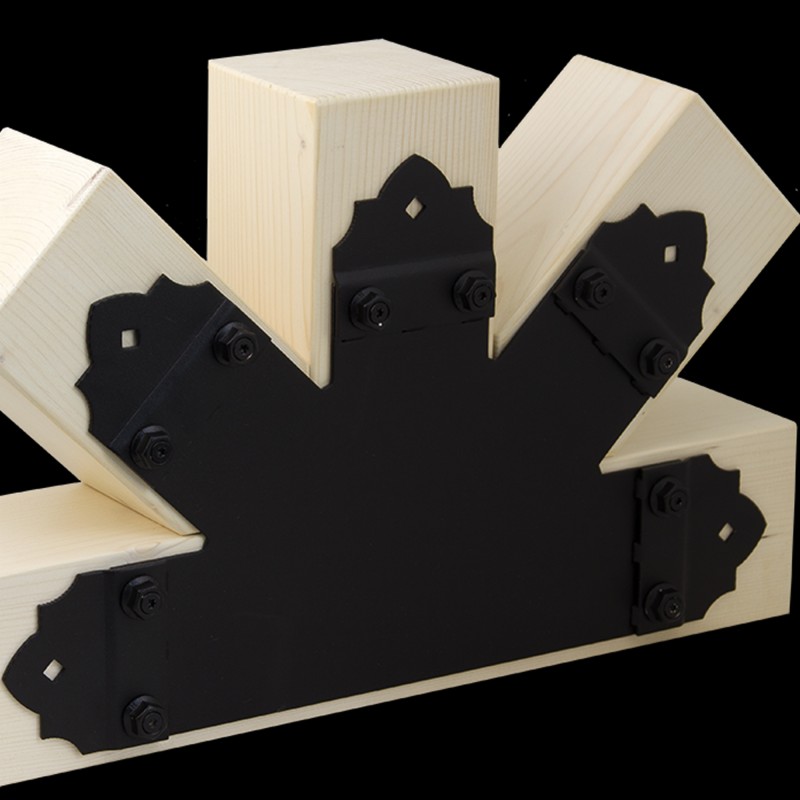 Dekorativ Flachverbinder Holzverbinder Lochwinkel Winkel mit CE - SDLPC DMX - 1