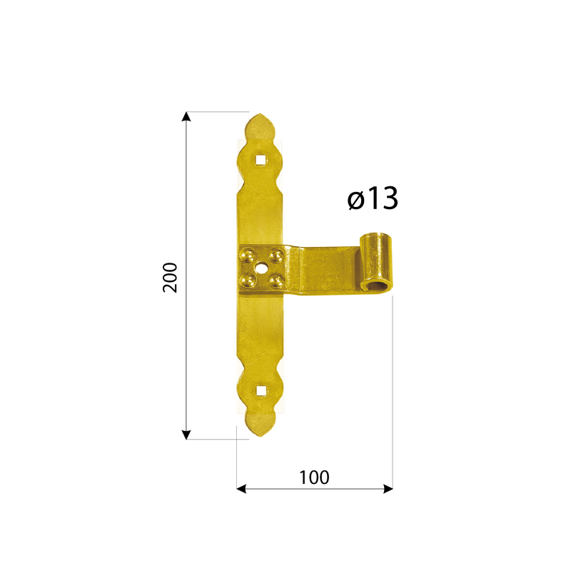 Fensterladen Mittelband Ladenband Fensterband - ZRP DMX - 3