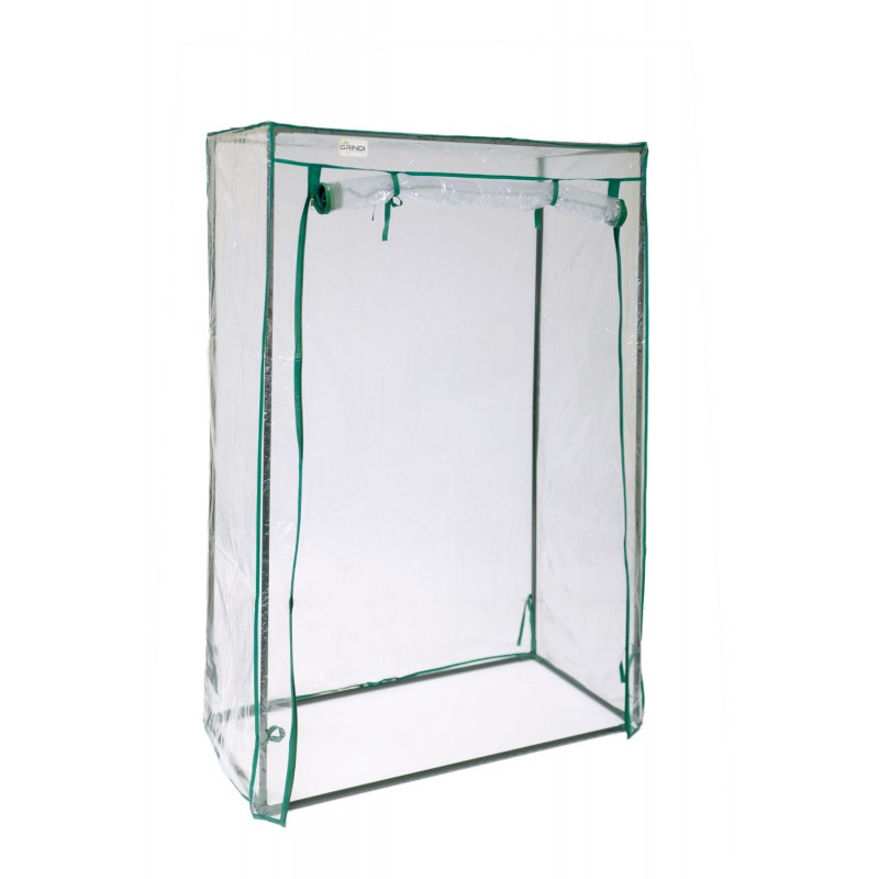 Tomaten Foliengewächshaus Treibhaus Pflanzenhaus - 50x100x150 - Transparent Grindi - 1
