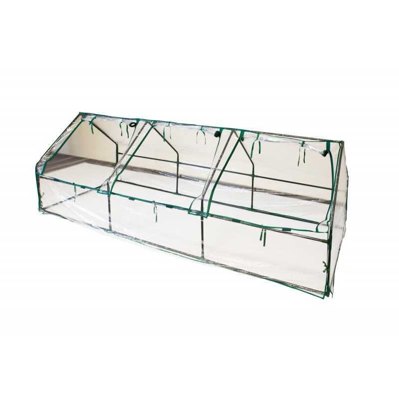 Foliengewächshaus Treibhaus Pflanzenhaus - für Blumen 270x92x92 Grindi - 10