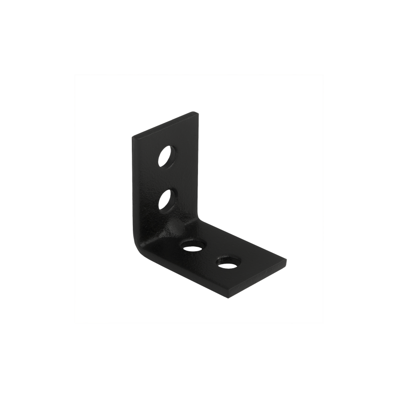 Winkelverbinder Holzverbinder Stuhlwinkel 25x25x17x1,5 mm schwarz - KWC DMX - 1