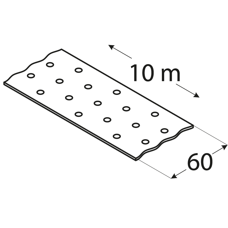 Lochband- und Montageband - 60x2,0 mm - TM 3 DMX - 2
