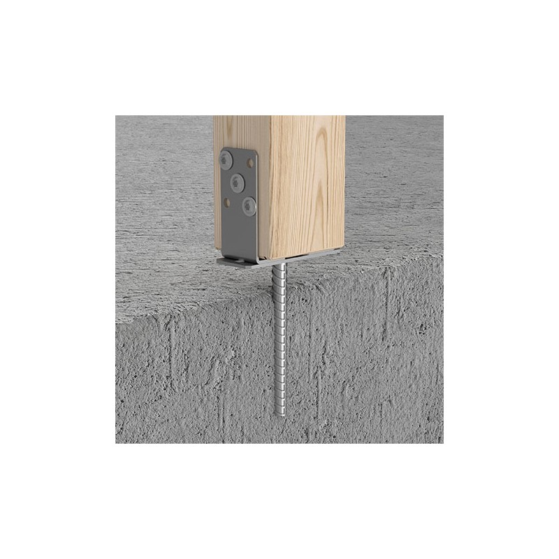 Stützenfuß Pfostenträger – breitenverstellbar – PSRU 60-200x136x4,0 GRUNDLINE - 6