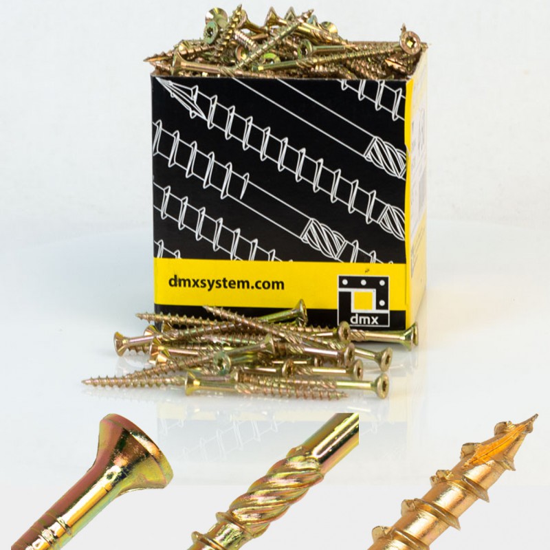 Holzbauschrauben mit Senkkopf CS - 5mm TORX - Zink galvanisiert DMX - 19