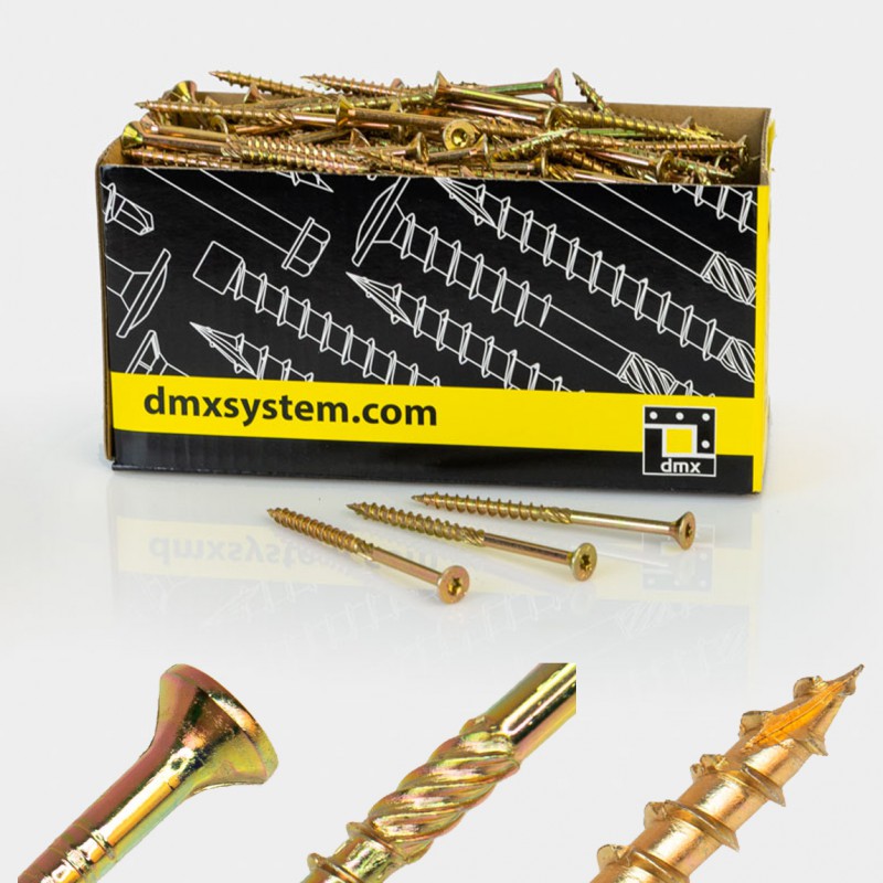 Holzbauschrauben mit Senkkopf CS - 8mm TORX - Zink galvanisiert DMX - 30