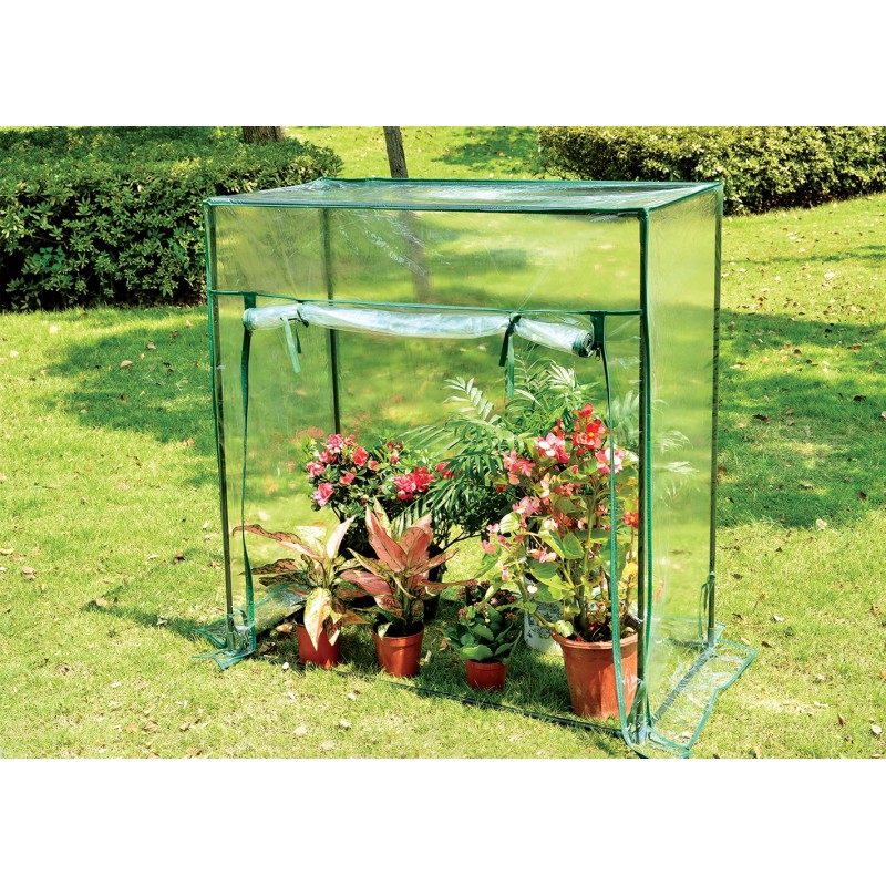 copy of Tomaten Foliengewächshaus Treibhaus Pflanzenhaus - 50x100x150 - Transparent Grindi - 2