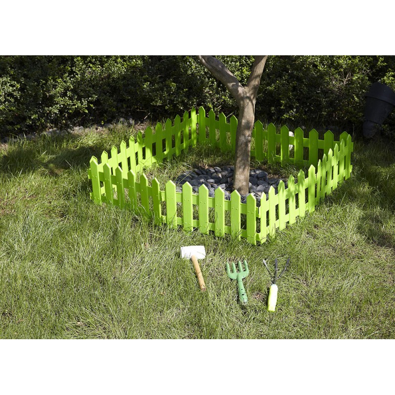 copy of Płotek ogrodowy czarny 240x30 zestaw 4 szt - GOP 1 Grindi - 3