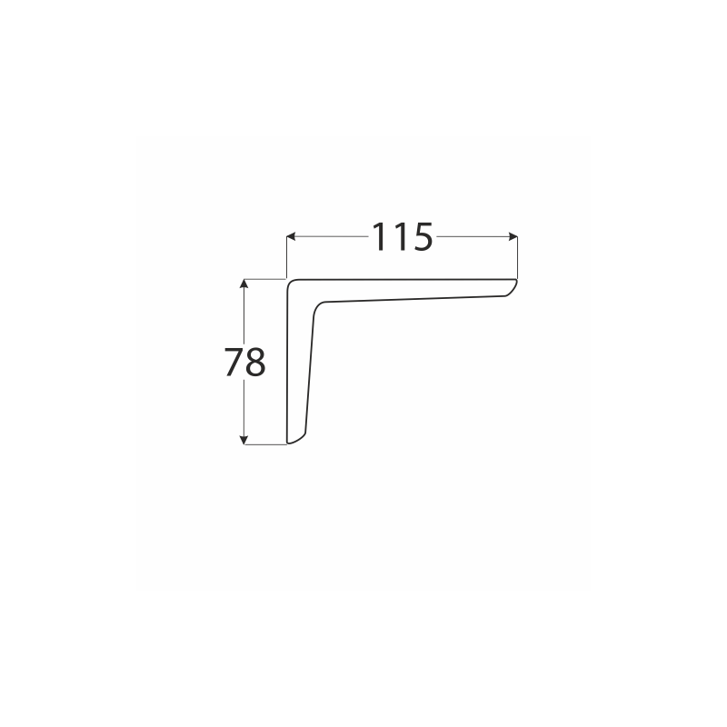 copy of 2x Stegkonsole, Regalhalter, Regalkonsole, Regalsystem - WSWP SCHWARZ Velano - 2