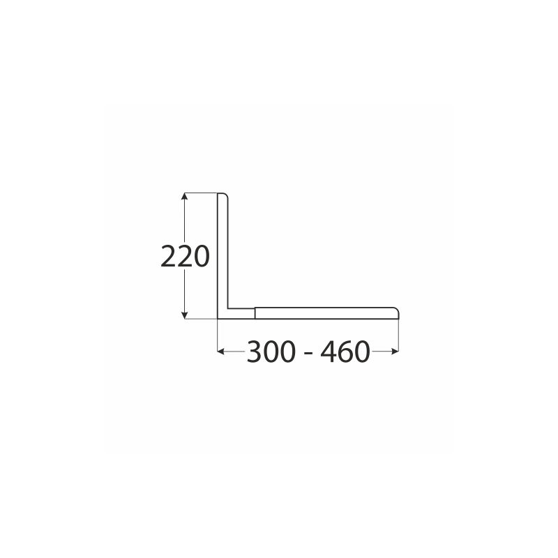 copy of 2x Stegkonsole, Regalhalter, Regalkonsole, Regalsystem - WSWP SCHWARZ Velano - 3