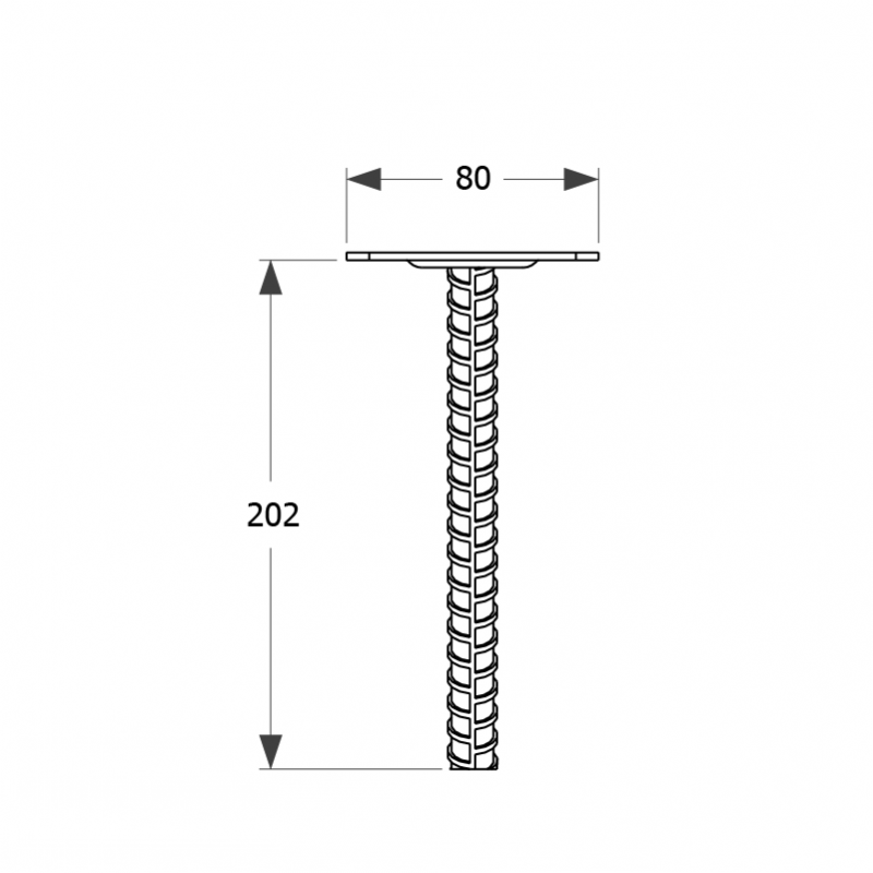 copy of Stützenfuß Pfostenträger Pfostenanker - Feuerverzinkt - PUW GRUNDLINE - 2